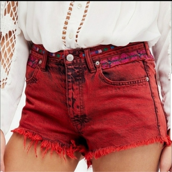 Nwt We The Free Sunbreak Embellished Shorts - Picture 1 of 4